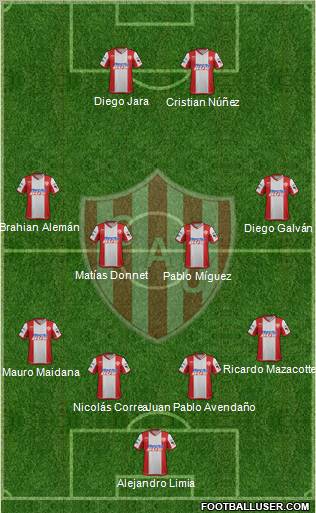 Unión de Santa Fe Formation 2012