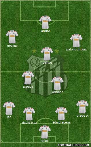 Santos FC Formation 2012