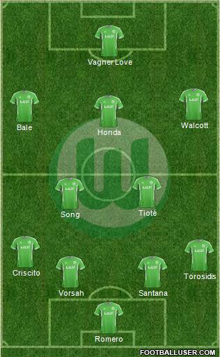 VfL Wolfsburg Formation 2012