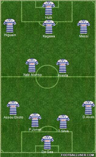 Queens Park Rangers Formation 2012