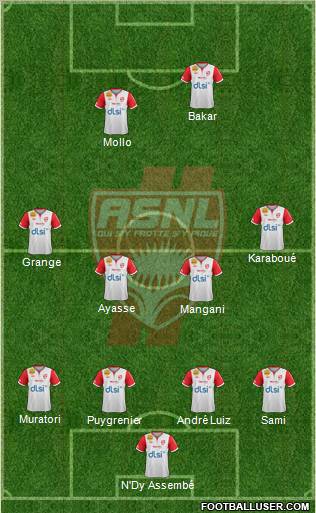 A.S. Nancy Lorraine Formation 2012