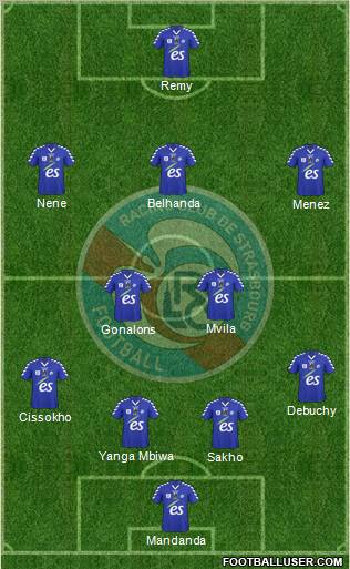 Racing Club de Strasbourg-Football Formation 2012