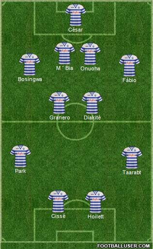 Queens Park Rangers Formation 2012