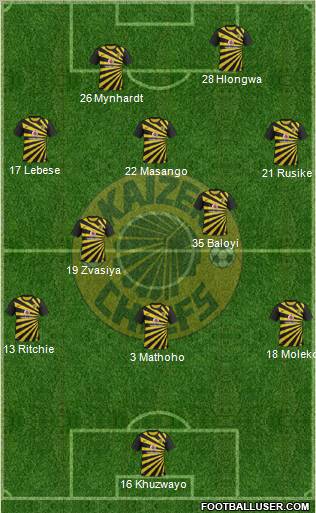 Kaizer Chiefs Formation 2012