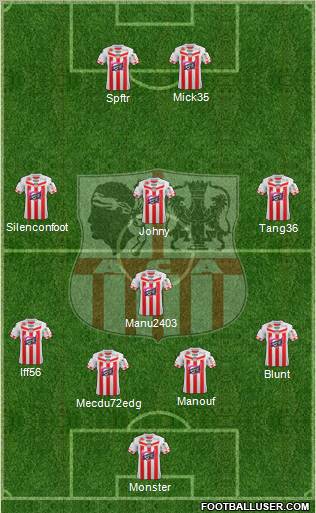 Athletic Club Ajaccien Football Formation 2012