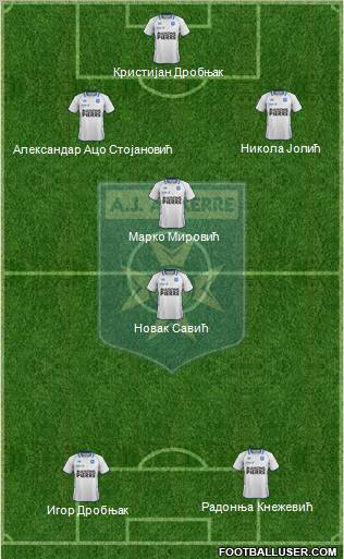 A.J. Auxerre Formation 2012