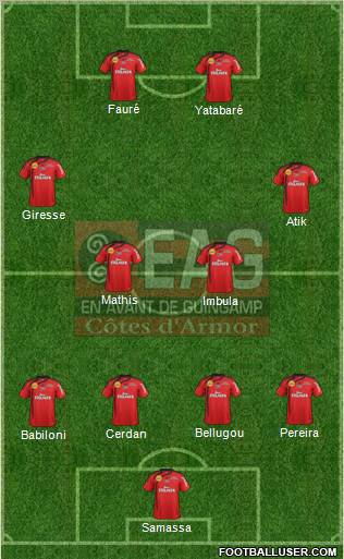 En Avant de Guingamp Formation 2012