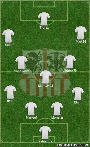 Athletic Club Ajaccien Football Formation 2012