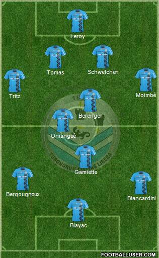 Tours Football Club Formation 2012