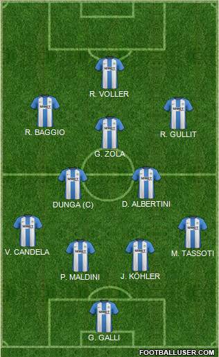 Wigan Athletic Formation 2012