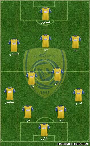 Al-Nassr (KSA) Formation 2012