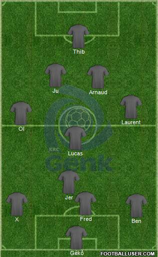 K Racing Club Genk Formation 2012