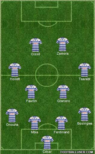 Queens Park Rangers Formation 2012