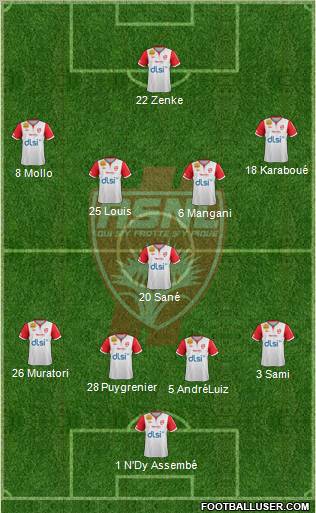 A.S. Nancy Lorraine Formation 2012