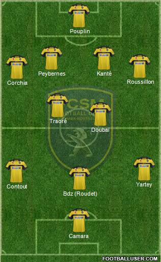 FC Sochaux-Montbéliard Formation 2012