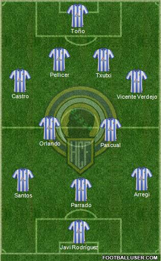 Hércules C.F., S.A.D. Formation 2012