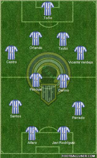 Hércules C.F., S.A.D. Formation 2012