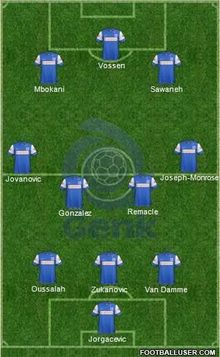 K Racing Club Genk Formation 2012