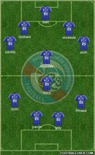 Racing Club de Strasbourg-Football Formation 2012