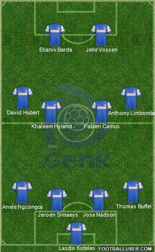 K Racing Club Genk Formation 2012