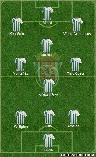 Córdoba C.F., S.A.D. Formation 2012