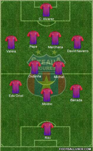 FC Steaua Bucharest Formation 2012