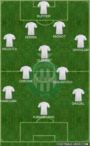 A.S. Saint-Etienne Formation 2012