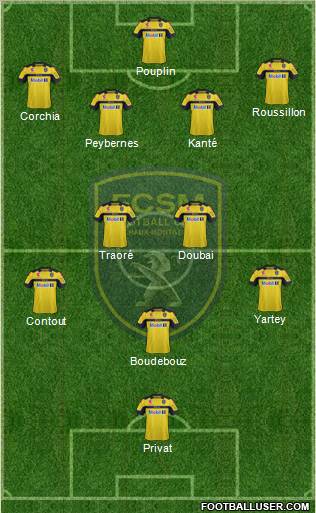 FC Sochaux-Montbéliard Formation 2012