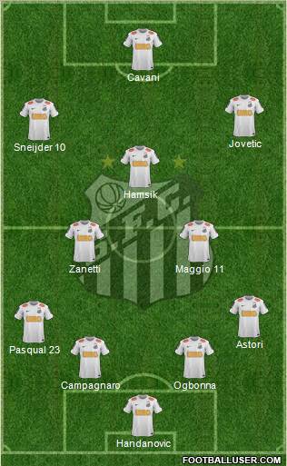 Santos FC Formation 2012