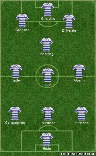 Queens Park Rangers Formation 2012