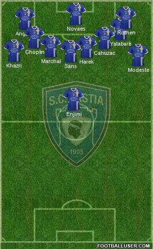 Sporting Club Bastia Formation 2012