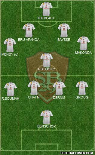 Stade Brestois 29 Formation 2012