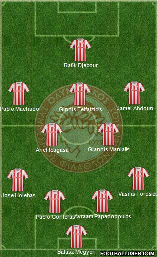 Olympiakos SF Piraeus Formation 2012