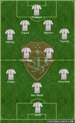 Stade Brestois 29 Formation 2012