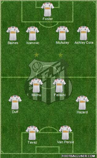 Santos FC Formation 2012