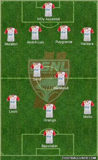 A.S. Nancy Lorraine Formation 2012