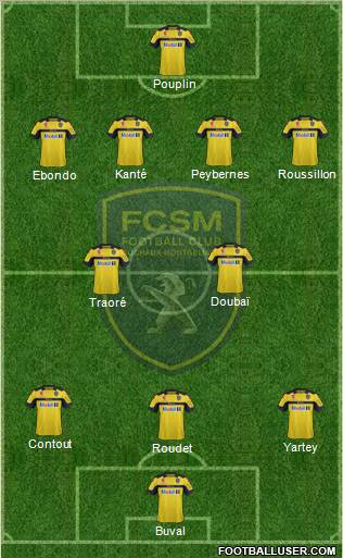 FC Sochaux-Montbéliard Formation 2012