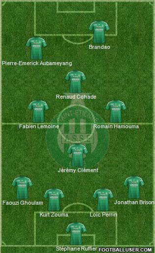 A.S. Saint-Etienne Formation 2012