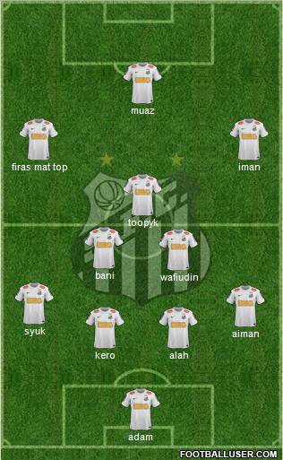 Santos FC Formation 2012