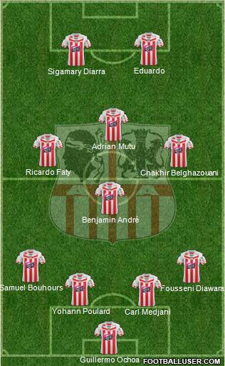 Athletic Club Ajaccien Football Formation 2012