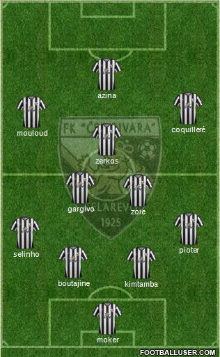 CSK Pivara Celarevo Formation 2012