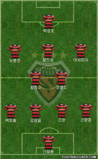 Pohang Steelers Formation 2012