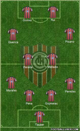 Chacarita Juniors Formation 2012