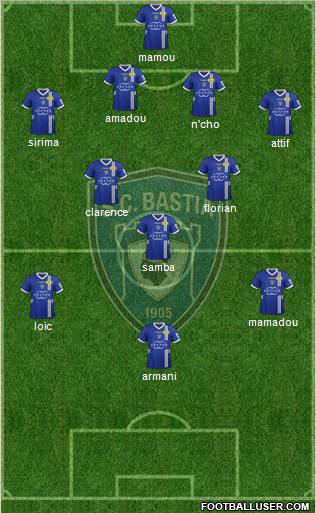 Sporting Club Bastia Formation 2012