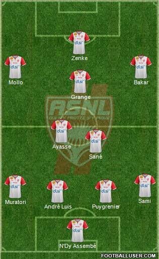 A.S. Nancy Lorraine Formation 2012