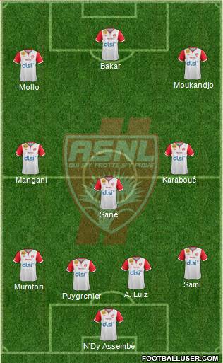 A.S. Nancy Lorraine Formation 2012