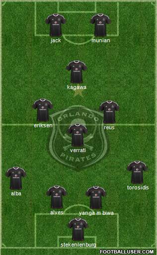 Orlando Pirates Formation 2012