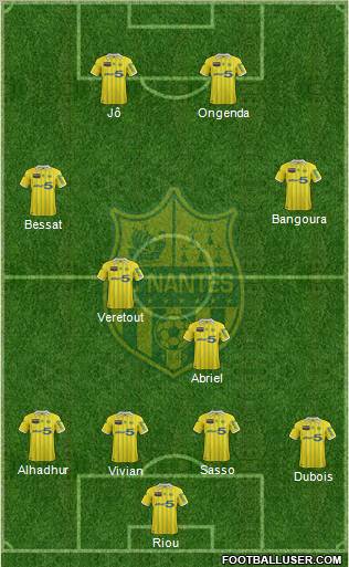 FC Nantes Formation 2012