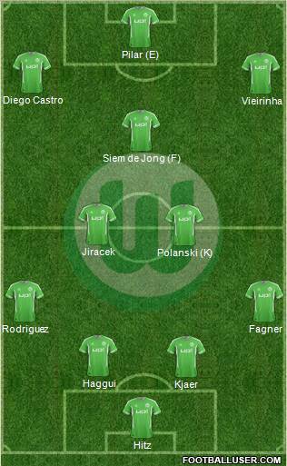 VfL Wolfsburg Formation 2012