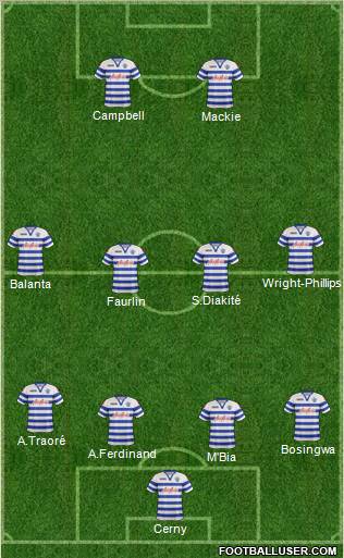 Queens Park Rangers Formation 2012